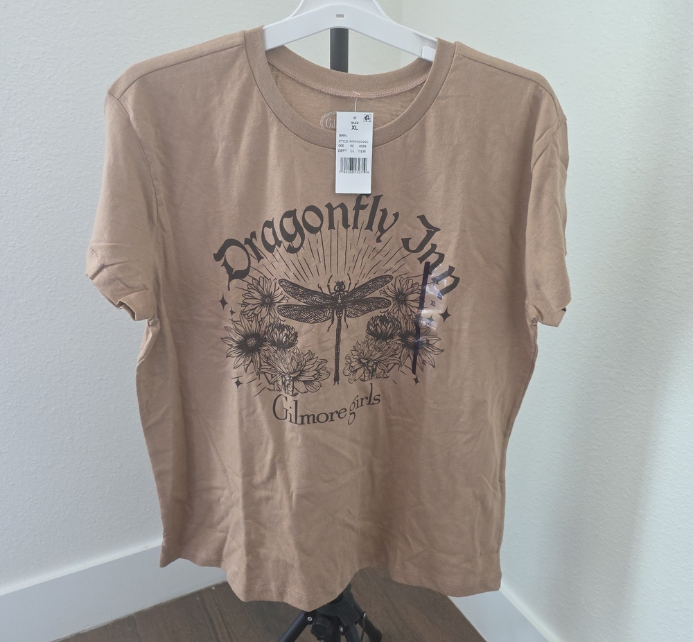 Graphic Short Sleeve Tee - Tan